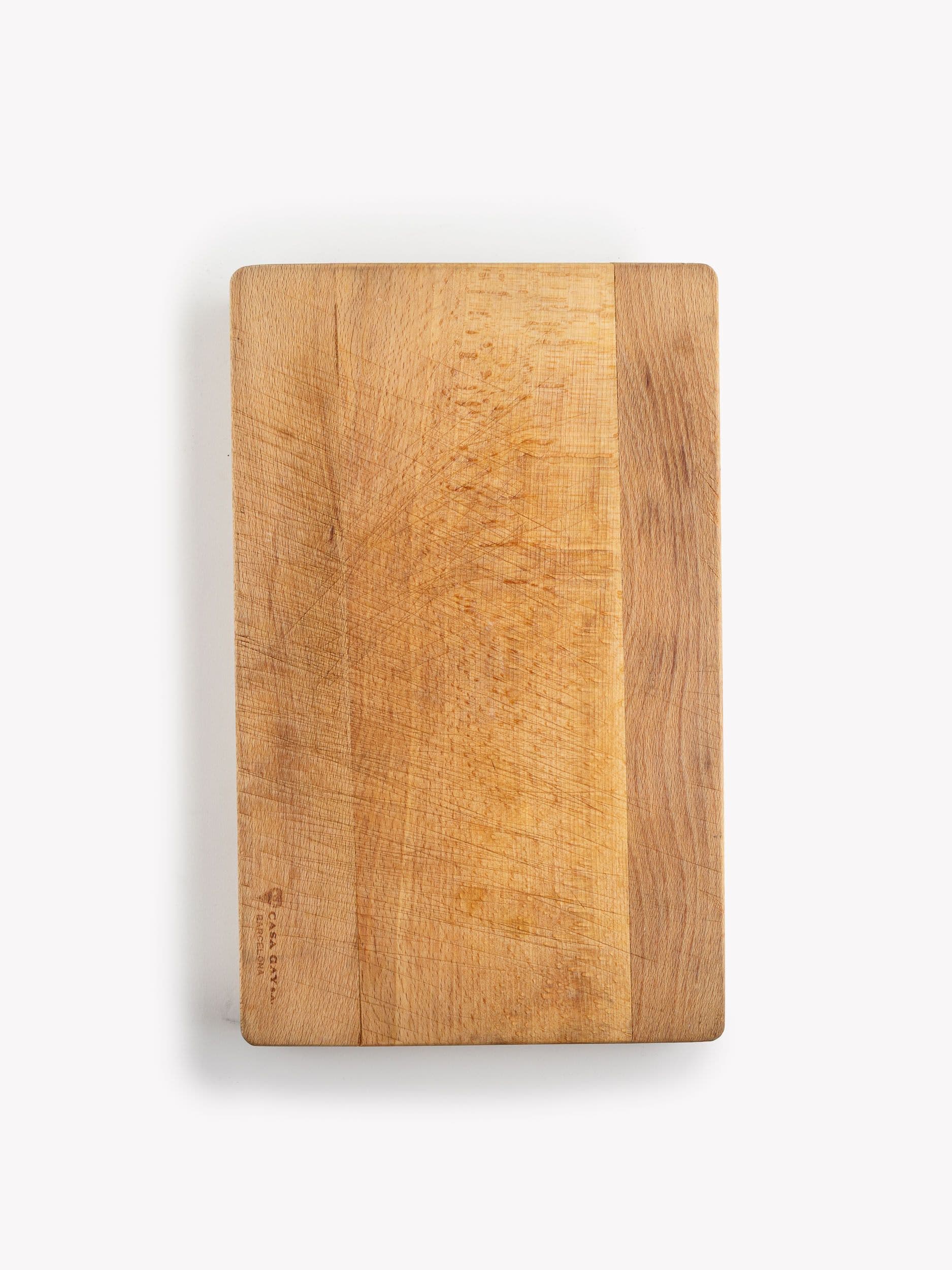 Taula de tall de fusta