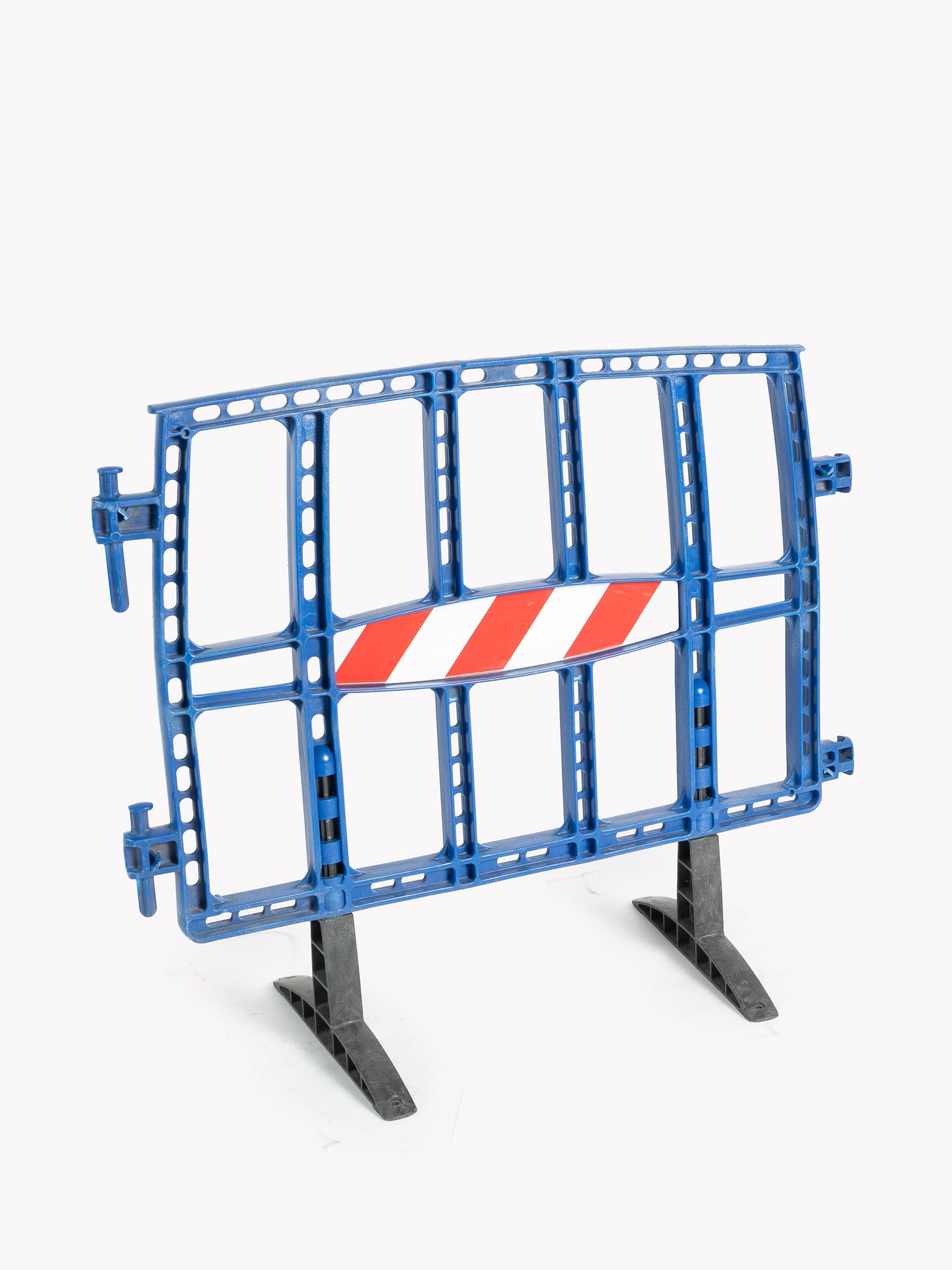 VALLA PLASTICO 1m. (color azul)