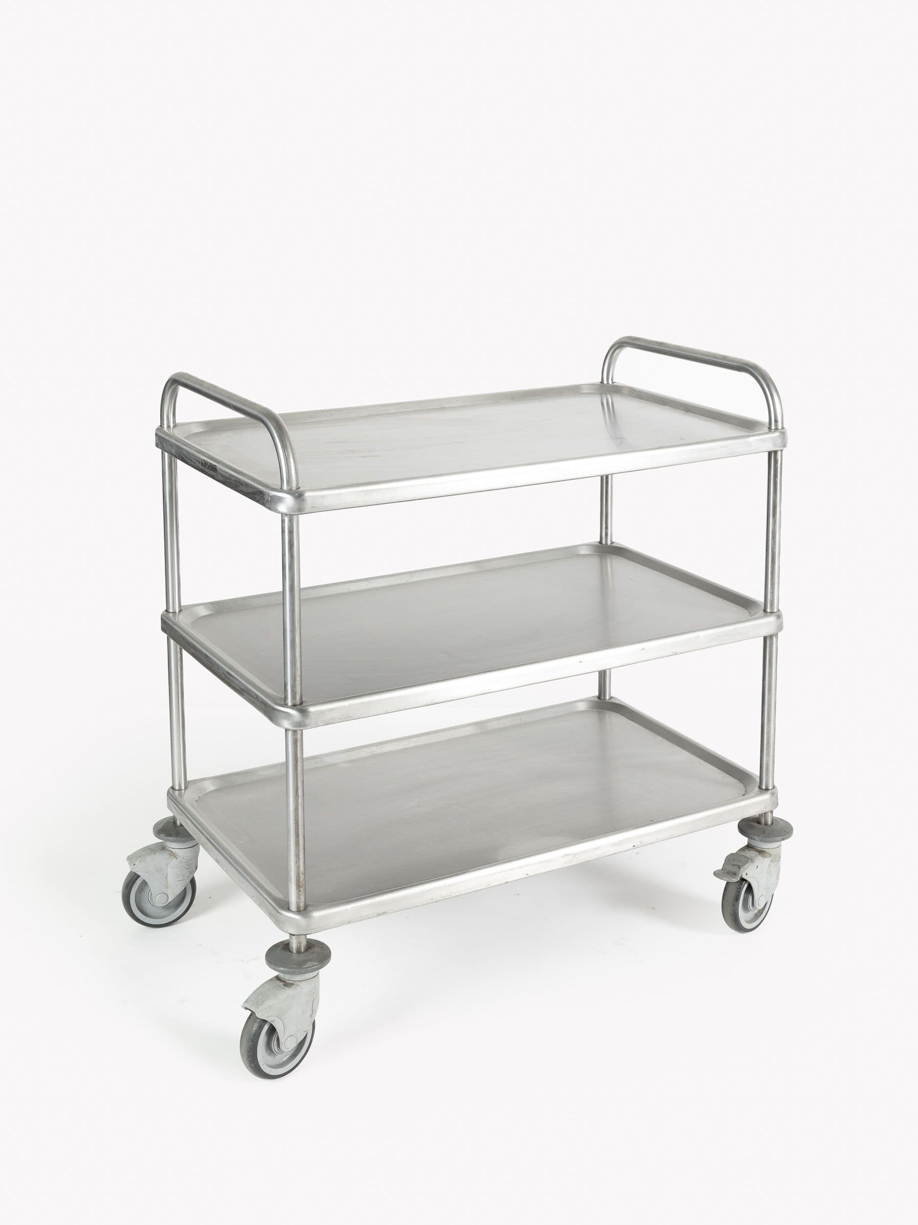 Service cart with 3 shelves
