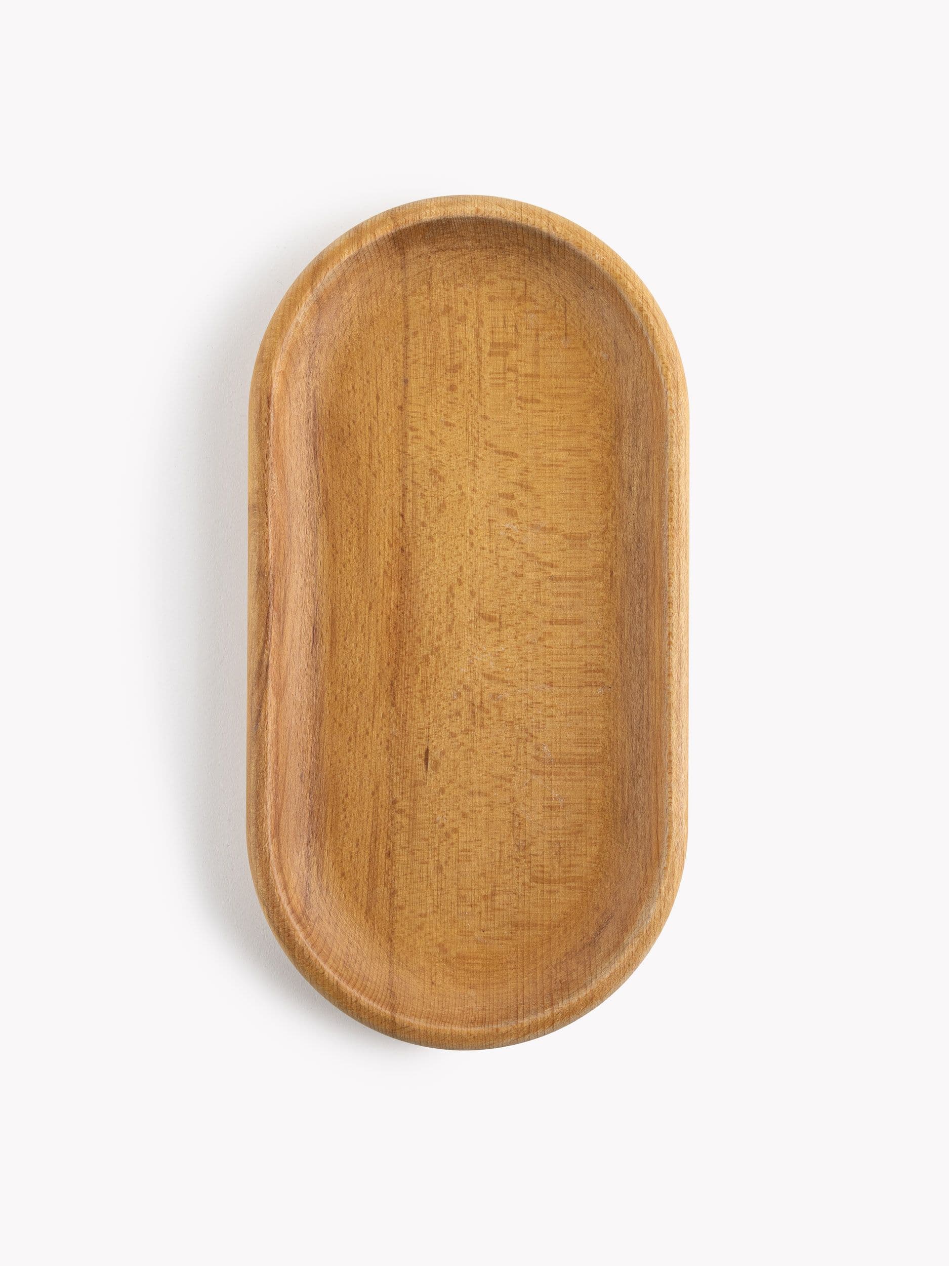 BANDEJA OVALADA DE MADERA 29x15cm.