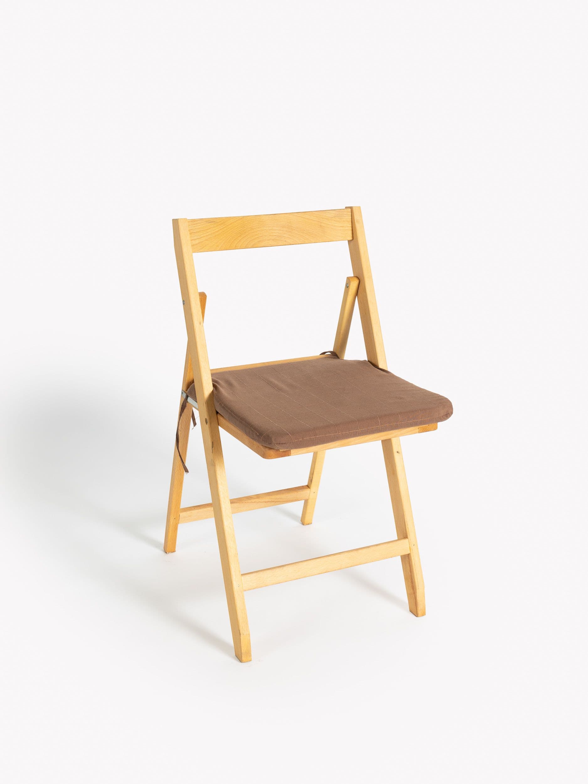 COJIN MARRON PARA SILLA PLEGABLE 