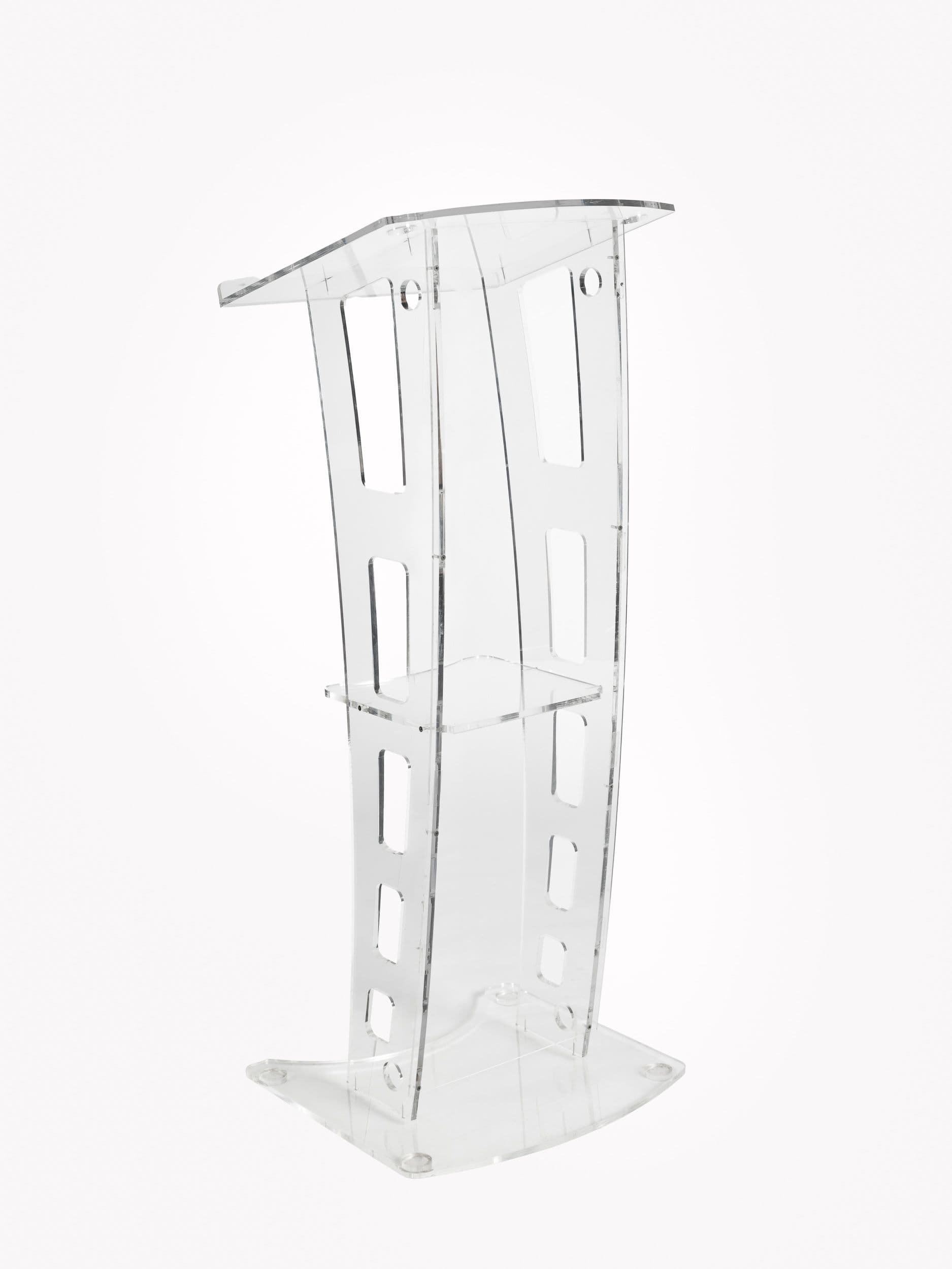 Faristol i caixa metacrilat amb prestatge