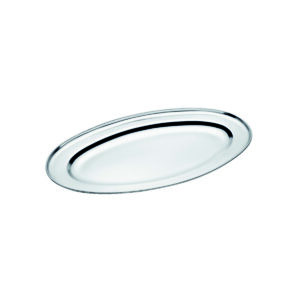 BANDEJA OVAL INOX 35 CM